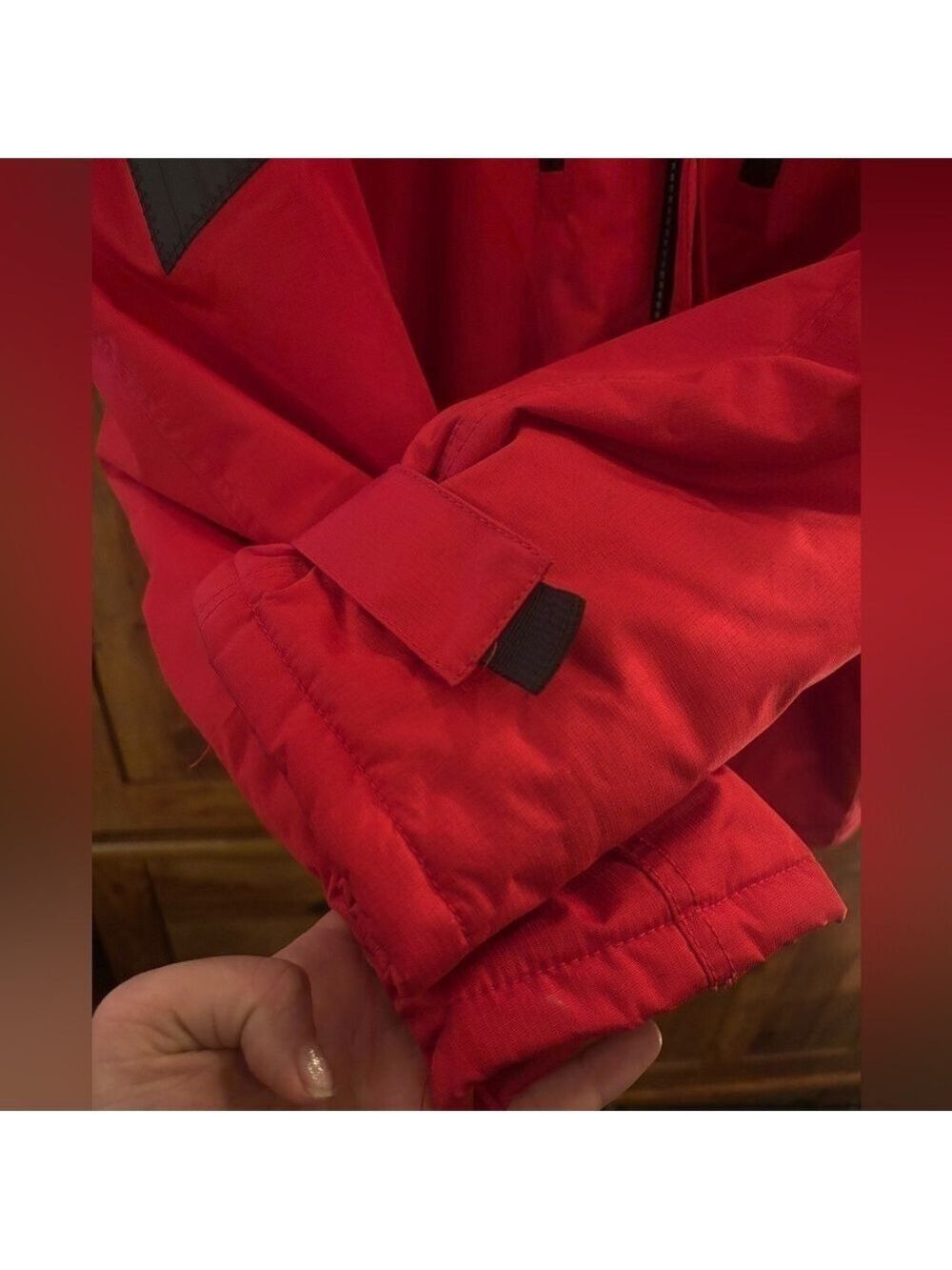 NOIZE Red Unisex Weather Guard Vegan Canadian🇨🇦 Winter Coat M-XL Ptp26in L32in - Picture 7 of 16